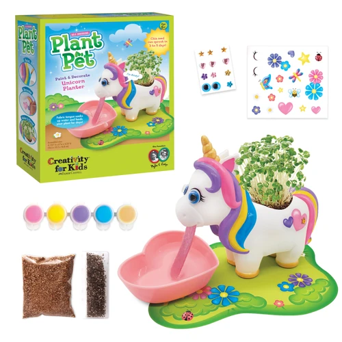 Creativity For Kids Self-Watering Plant Pet Unicorn Kit- - 6383000 Creativity For Kids Self-Watering Plant Pet Unicorn Kit- - 6383000