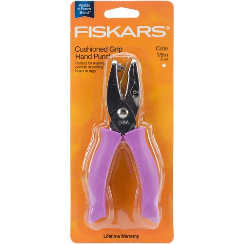 2 Pack - Fiskars Hand Punch-Circle, .125" - F2300-2351 - 078484023518