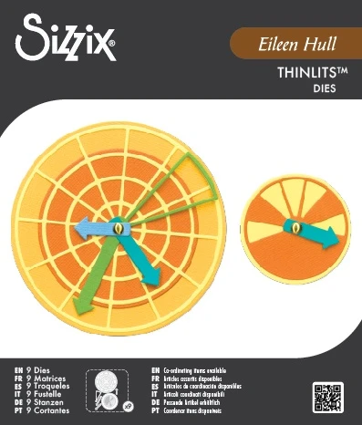 Sizzix Thinlits Dies By Eileen Hull 9/Pkg-Rainbow Wheels - 5A002MW2-1GP9Y - 630454291879