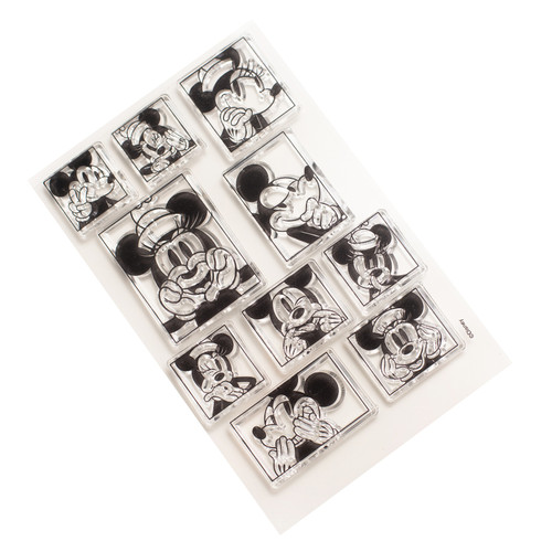 EK Disney Clear Stamps-Mickey & Minnie - 53000057 - 015586021776