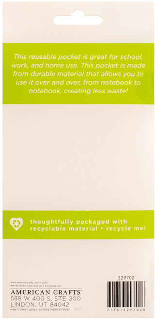 AC Sustainable Journaling Felt Paper Pocket 4.25"X8.25"- - AC329702