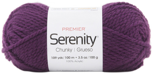 Premier Serenity Chunky Yarn-Eggplant - 700-51 - 840166808849 Premier Serenity Chunky Yarn-Eggplant - 700-51 - 840166808849