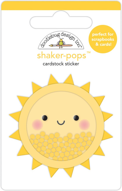 Doodlebug Shaker-Pops 3D Stickers-Sunsational - DP7309 - 842715073098