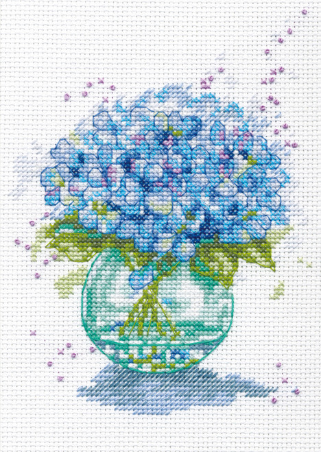 Dimensions Counted Cross Stitch Kit 5"X7"-Fresh Flowers (14 Count) 70-65217 - 088677652173