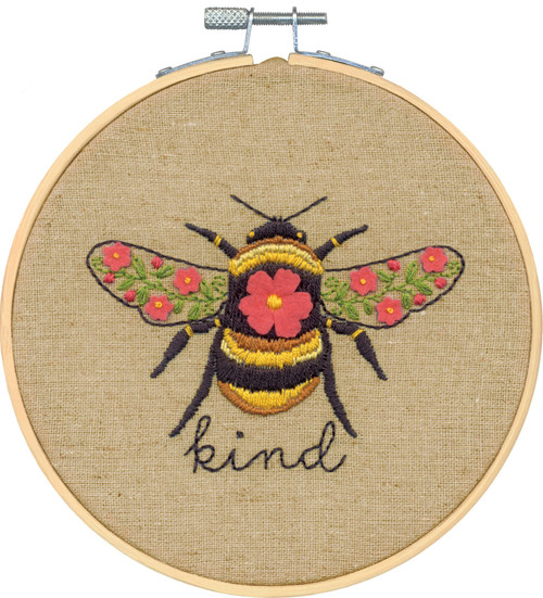 Dimensions Embroidery Kit 6" Round-Bee Kind - 72-76292 - 088677762926 Dimensions Embroidery Kit 6" Round-Bee Kind - 72-76292 - 088677762926