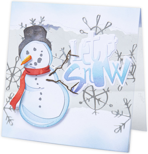 Sizzix Thinlits Dies By Tim Holtz 8/Pkg-Scribbly Snowflakes 665582