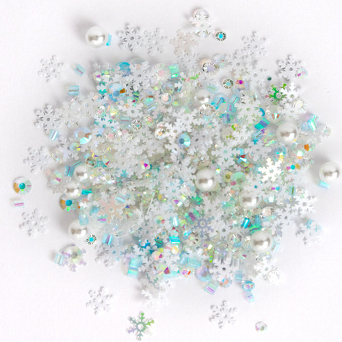 6 Pack - Buttons Galore Sparkletz Embellishment Pack 10g-Avalanche - SPK-157 - 840934013680