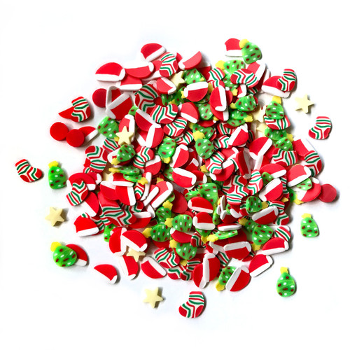 6 Pack - Buttons Galore Sprinkletz Embellishments 12g-Yuletide Fun - BNK-153 - 840934013666