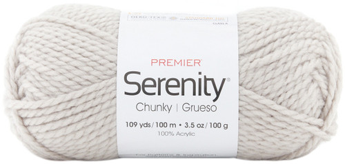 3 Pack - Premier Serenity Chunky Yarn-Greige - 700-54 - 840166808870 3 Pack - Premier Serenity Chunky Yarn-Greige - 700-54 - 840166808870