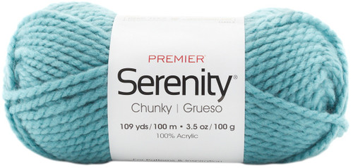 3 Pack Premier Yarns Serenity Chunky Yarn Solid-Reef -700-59 - 840166808924