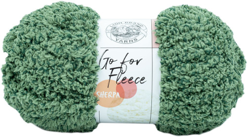 3 Pack Lion Brand Go For Fleece Sherpa Yarn-Fern 937-171 - 023032084886