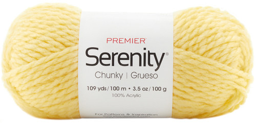 3 Pack - Premier Serenity Chunky Yarn-Buttercup - 700-74 - 840166809211
