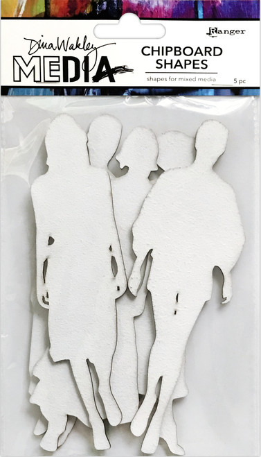 3 Pack Dina Wakley Media Chipboard Shapes-The Women MDA74984 - 789541074984