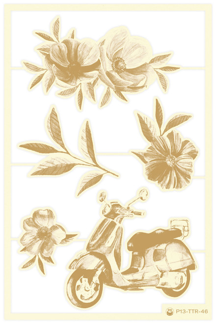 3 Pack - P13 Die-Cut Chipboard Embellishments 4"X6"-Time To Relax #03, 5/Pkg - P13TTR46 3 Pack - P13 Die-Cut Chipboard Embellishments 4"X6"-Time To Relax #03, 5/Pkg - P13TTR46