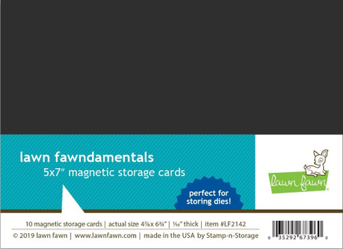 Lawn Fawn Magnetic Storage Cards 5"X7"-10/Pkg - LF2142 - 035292673960