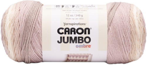 2 Pack - Caron Jumbo Print Ombre Yarn-Carrera Marble - 296619-19001 - 057355462861
