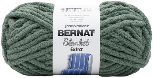 2 Pack - Bernat Blanket Extra Yarn-Smoky Green - 1610272-7040 - 057355457300