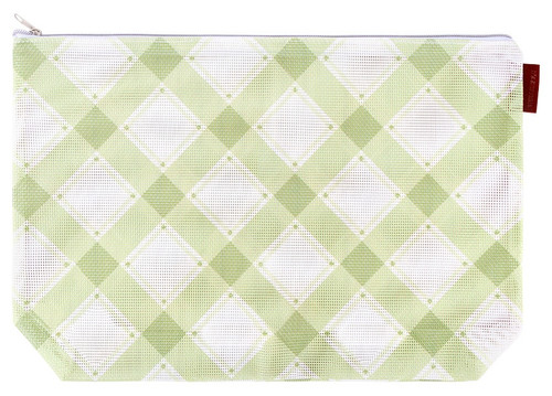 It's Sew Emma Mad For Plaid Project Bag-Olive - ISE816 - 672975768492