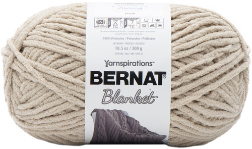 2 Pack Bernat Blanket Big Ball Yarn-Almond -161110-10830 - 057355421080