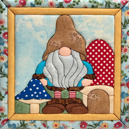 Quilt-Magic No Sew Wall Hanging Kit-Gnome Home - QM881 - 724180008815 Quilt-Magic No Sew Wall Hanging Kit-Gnome Home - QM881 - 724180008815