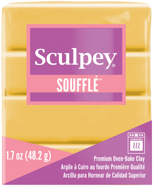 5 Pack - Sculpey Souffle Clay 1.7oz-Yellow Orchre - SU6-6521 - 715891652114 5 Pack - Sculpey Souffle Clay 1.7oz-Yellow Orchre - SU6-6521 - 715891652114