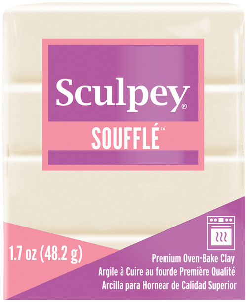 5 Pack - Sculpey Souffle Clay 1.7oz-Ivory - SU6-6647 - 715891664711