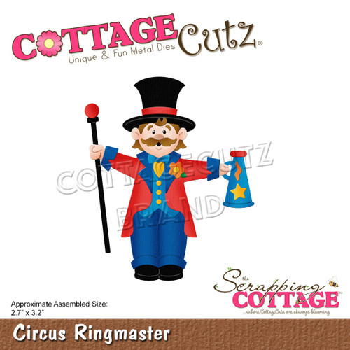 CottageCutz Dies-Circus Ringmaster 2.7"X3.2" CC856 - 819038027916
