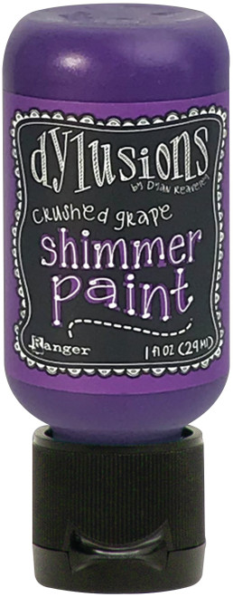 Dylusions Shimmer Paint 1oz-Crushed Grape DYU-74397 - 789541074397
