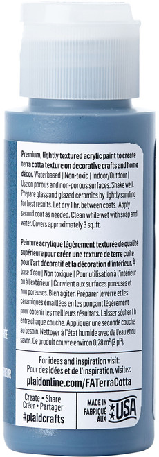 FolkArt Terra Cotta Acrylic Paint 2oz-Ocean Cavern - FTC-7026