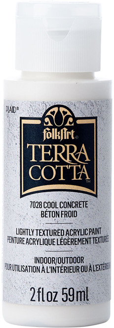 FolkArt Terra Cotta Acrylic Paint 2oz-Cool Concrete - FTC-7028 - 028995070280 FolkArt Terra Cotta Acrylic Paint 2oz-Cool Concrete - FTC-7028 - 028995070280