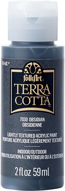 FolkArt Terra Cotta Acrylic Paint 2oz-Obsidian - FTC-7030 - 028995070303 FolkArt Terra Cotta Acrylic Paint 2oz-Obsidian - FTC-7030 - 028995070303