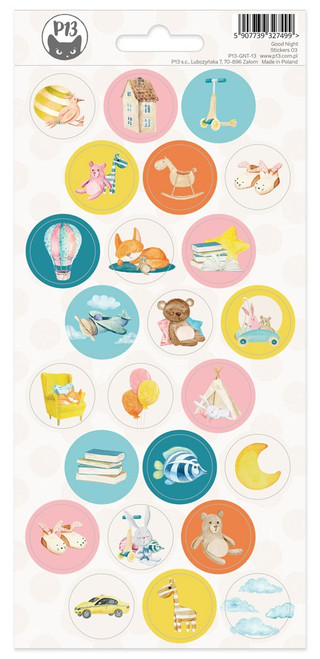 Good Night Cardstock Stickers 4"X9"-#03 - P13GNT13 - 59077393274995907739327499 Good Night Cardstock Stickers 4"X9"-#03 - P13GNT13 - 59077393274995907739327499