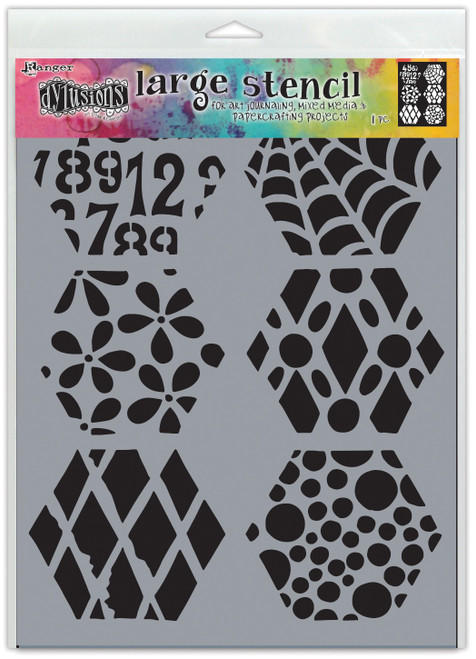 Dyan Reaveley's Dylusions Stencils 9"X12"-Quilt N More DYSL-78043 - 789541078043