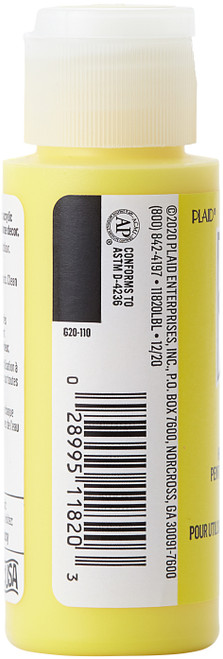 FolkArt Glossy Paint 2oz-Sunlight - 11-11820 FolkArt Glossy Paint 2oz-Sunlight - 11-11820