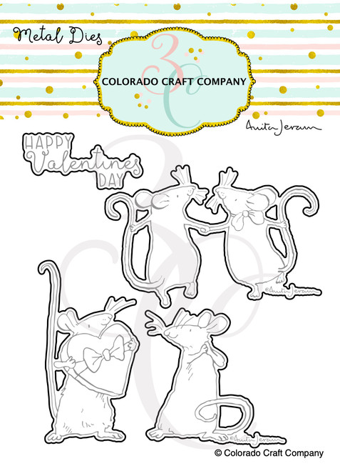 Colorado Craft Company Metal Die Set-Ever Thine-By Anita Jeram C3AJ420D - 810043854207