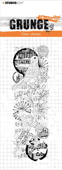 Studio Light Grunge 5.0 Collection Clear Stamp-Birds GRAMP37 - 8713943125137