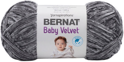 Bernat Baby Velvet Big Ball Yarn-Vapor Gray - 164186-86036 - 057355448995