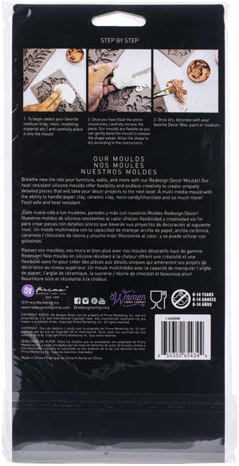 Prima Marketing Re-Design Mould 5"X10"X8mm-Border Lace - 654344 Prima Marketing Re-Design Mould 5"X10"X8mm-Border Lace - 654344