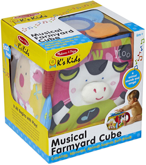 Melissa & Doug Musical Farmyard Cube- - MD9177 - 000772091770