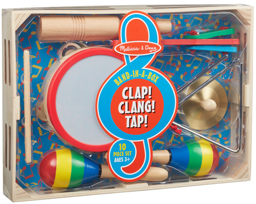 10-Pc. Band In A Box Musical Instrument Set - 488 10-Pc. Band In A Box Musical Instrument Set - 488
