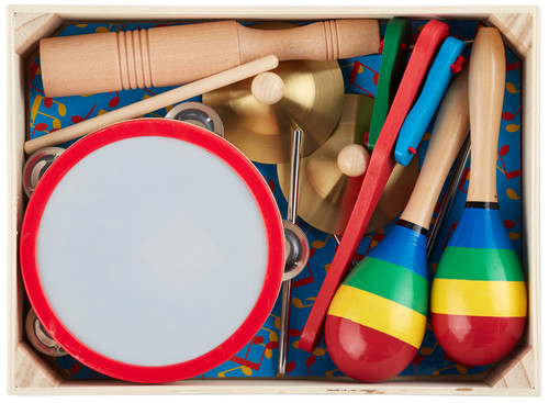 10-Pc. Band In A Box Musical Instrument Set - 488 10-Pc. Band In A Box Musical Instrument Set - 488