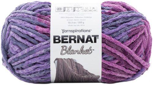 Bernat Blanket Big Ball Yarn-Purple Sunset - 161110-10904 - 057355452299