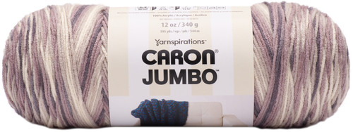 Caron Jumbo Print Yarn-Gravel -294009-9037 - 057355457836