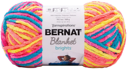 Bernat Blanket Brights Big Ball Yarn-Neon Mix - 161212-12035 - 057355466739