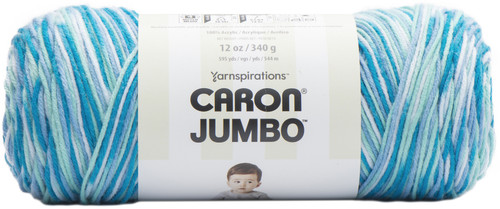 Caron Jumbo Print Yarn-Blue Raspberry - 294009-9050 - 057355468863
