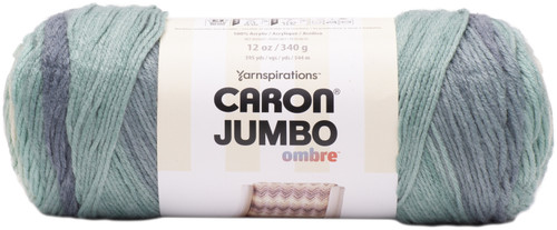 Caron Jumbo Print Ombre Yarn-White Water - 296619-19007 - 057355462922