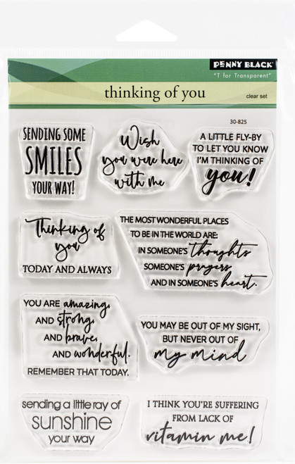 Penny Black Clear Stamps-Thinking Of You - PB30825 - 759668308255