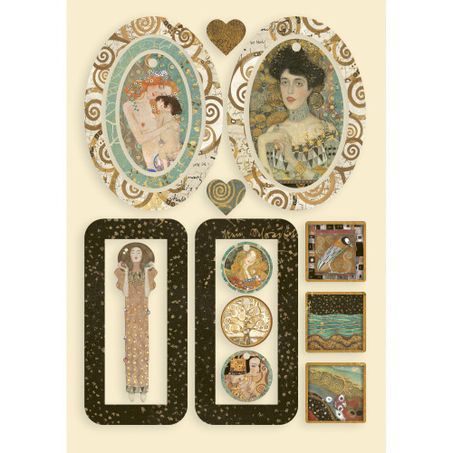 2 Pack - Stamperia Wooden Shapes A5-Bag Handles & Hearts, Klimt - KLSP115 - 59931100190605993110019060 2 Pack - Stamperia Wooden Shapes A5-Bag Handles & Hearts, Klimt - KLSP115 - 59931100190605993110019060