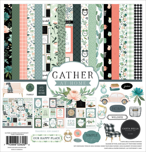 Carta Bella Collection Kit 12"X12"-Gather At Home - GH143016 - 793888036000