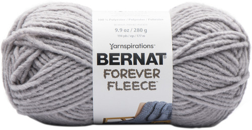 Bernat Forever Fleece Yarn-Winter Waves - 166061-61008 - 057355484702